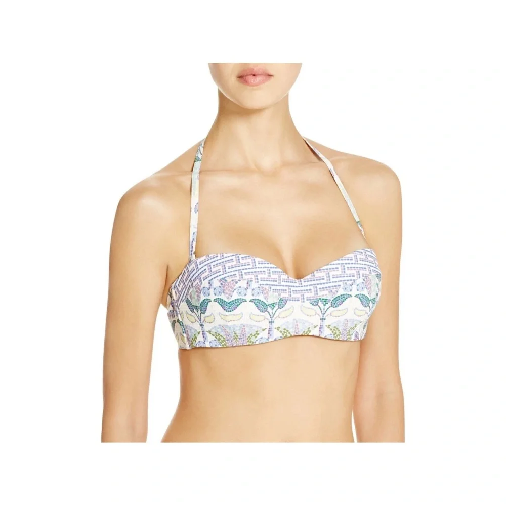 Tory Burch Provence Pompeii Mosaic underwire bandeau